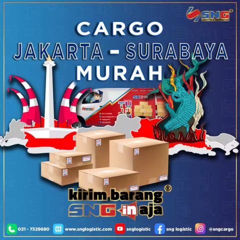 Cargo Jakarta Surabaya Murah via Darat & Udara